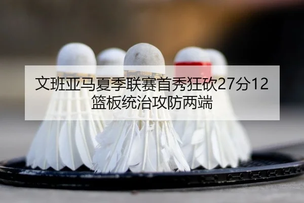 文班亚马夏季联赛首秀狂砍27分12篮板统治攻防两端